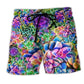 Succulents Planttastic Beach Shorts For Weekend Escapes And Distinctive Seasonal Style