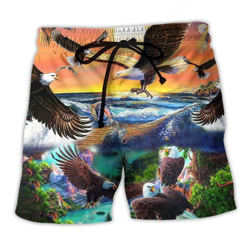 American Eagle Nature Beach Shorts For Resort Days And Laid Back Daily Wear