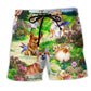Playful Corgi Beach Shorts For Relaxed Shoreline Days And Comfortable Resort Style