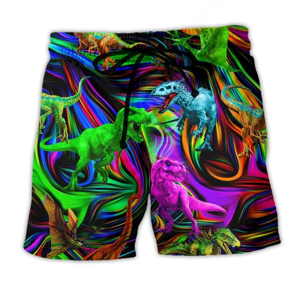 Dinosaur Summer Beach Shorts For Casual Day Trips And Comfortable Daily Wear