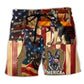 German Shepherd America Protection Beach Shorts For Coastal Adventures And Memorable Gift Ideas