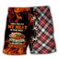 BBQ Meat Mouth Beach Shorts For Weekend Escapes And Easy Warm Weather Wear