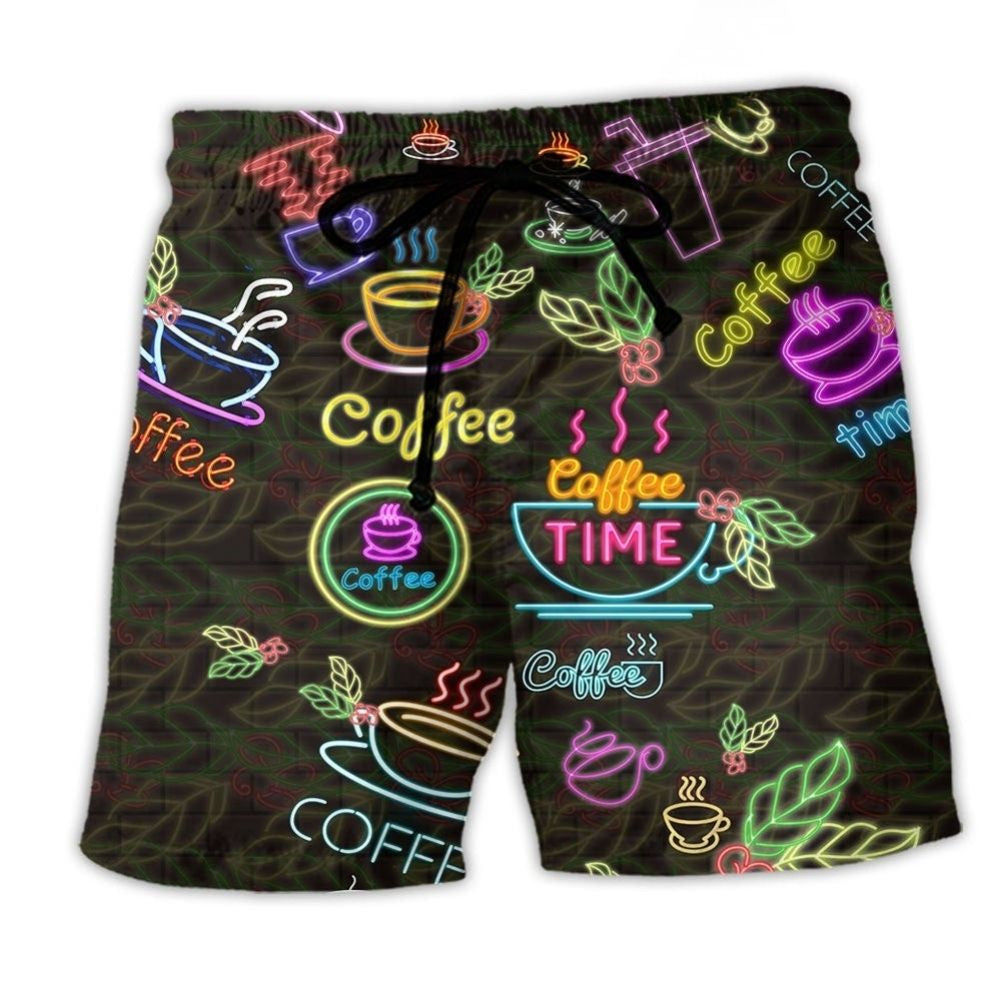 Coffee Begins Beach Shorts For Outdoor Adventures And Weekend Casual Style