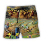 Farm Village Mountain Beach Shorts For Coastal Road Trips And Travel Ready Comfort