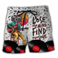 Music Lose Mind Find Soul Beach Shorts For Vacation Travel And Bright Summer Outfits