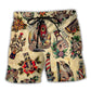 Barber Sharp Vintage Beach Shorts For Island Escapes And Everyday Comfort