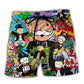 Banker Money Rain Beach Shorts For Poolside Relaxation And Everyday Comfort