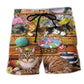 Cat Yarn Play Cute Beach Shorts For Warm Weather Outings And Bright Summer Outfits