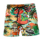 Flamingo Skull Tropical Hawaii Beach Shorts For Resort Days And Bright Summer Outfits