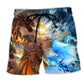 Dragon Fire Water Balance Beach Shorts For Holiday Cruises And Vacation Ready Style