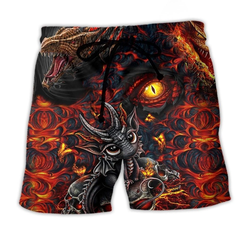 Dragon Fire Beach Shorts For Oceanfront Weekends And Distinctive Seasonal Style