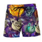 Dragon Galaxy Cosmic Beach Shorts For Coastal Adventures And Easy Warm Weather Wear