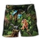 Dinosaur Roar Loud Adventure Beach Shorts For Resort Getaways And Memorable Gift Ideas