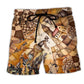 Chess Strategy Beach Shorts For Summer Vacations And Distinctive Seasonal Style