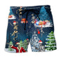 Xray Christmas Skull Dark Beach Shorts For Poolside Relaxation And Easy Warm Weather Wear
