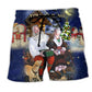 Christmas Cozy Night Beach Shorts For Summer Vacations And Weekend Casual Style