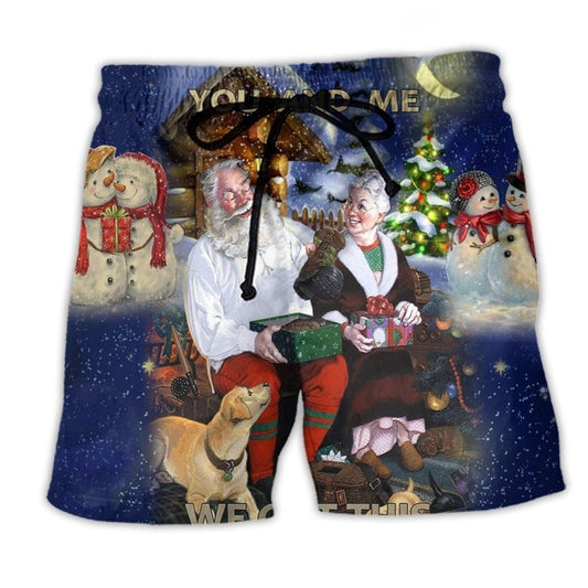 Christmas Cozy Night Beach Shorts For Summer Vacations And Weekend Casual Style