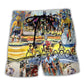 Bike Cycling Adventure Beach Shorts For Weekend Escapes And Comfortable Resort Style
