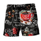 Coffee Motivation Beach Shorts For Holiday Cruises And Lightweight Summer Style