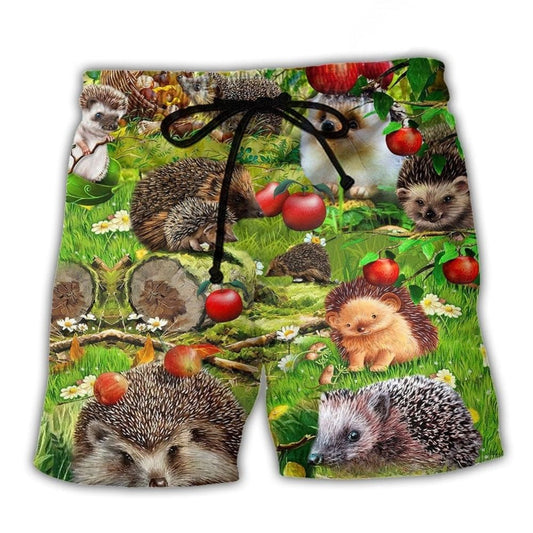 Cute Hedgehog Beach Shorts For Sunny Day Getaways And Easygoing Coastal Style