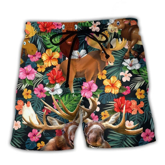 Moose Aloha Beach Shorts For Outdoor Adventures And Leisure And Relaxation