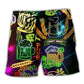 Beer O Clock Beach Shorts For Sunny Day Getaways And Travel Ready Comfort