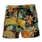 Leopard Natural Animal Beach Shorts For Resort Days And Flexible Everyday Wear