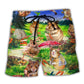Guinea Pig Cute Animal Beach Shorts For Oceanfront Weekends And Easy Warm Weather Wear
