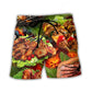 BBQ Food Beach Shorts For Resort Getaways And Distinctive Seasonal Style