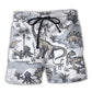 Jurassic Dinosaur Beach Shorts For Beach Days And Memorable Gift Ideas