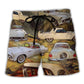 Car Driving Mountains Beach Shorts For Resort Getaways And Thoughtful Gift Giving