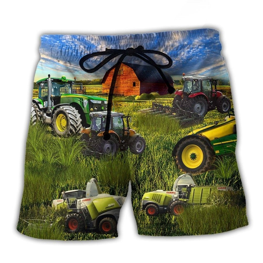 Tractor Adventure Beach Shorts For Warm Weather Outings And Flexible Everyday Wear