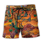 Desert Sunset Begins Beach Shorts For Summer Vacations And Relaxed Holiday Style