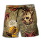 Skull Today Attitude Beach Shorts For Poolside Relaxation And Warm Weather Wardrobe
