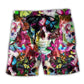 Floral Skull Beach Shorts For Oceanfront Weekends And Lightweight Summer Style