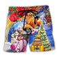 Scooter Christmas Holiday Beach Shorts For Tropical Holidays And Bright Summer Outfits