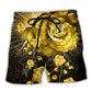 Rose Gold Floral Elegant Beach Shorts For Summer Vacations And Leisure And Relaxation