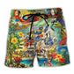 Parrot Hawaii Tropical Party Beach Shorts For Coastal Adventures And Distinctive Seasonal Style