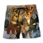 Rabbit Hole Fantasy Beach Shorts For Summer Festivals And Warm Weather Wardrobe