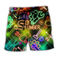 Neon Plumber Beach Shorts For Seaside Travel And Distinctive Seasonal Style