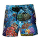Steampunk Ocean Undersea World Beach Shorts For Seaside Travel And Thoughtful Gift Giving
