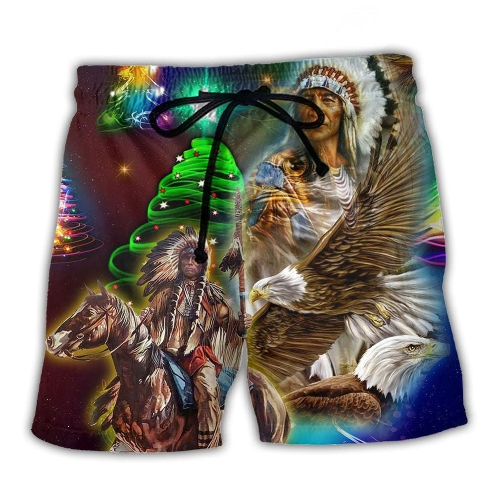 Southwestern Elder Christmas Beach Shorts For Oceanfront Weekends And Comfortable Daily Wear