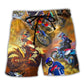Motorcycle Gear Shift Racing Beach Shorts For Vacation Travel And Thoughtful Gift Giving