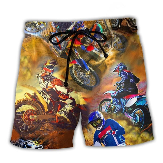 Motorcycle Gear Shift Racing Beach Shorts For Vacation Travel And Thoughtful Gift Giving