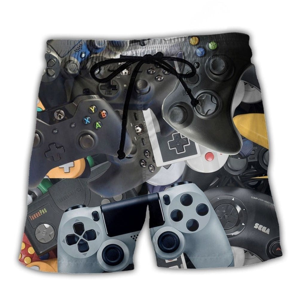 Retro Game Controller Beach Shorts For Outdoor Adventures And Everyday Comfort