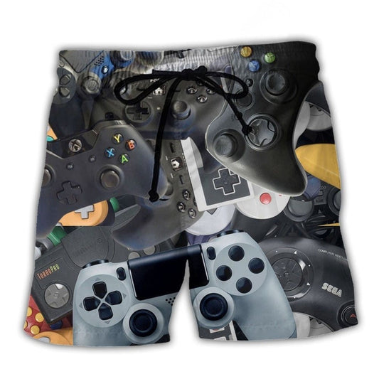 Retro Game Controller Beach Shorts For Outdoor Adventures And Everyday Comfort