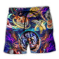 Galaxy Food Beach Shorts For Resort Getaways And Easy Warm Weather Wear