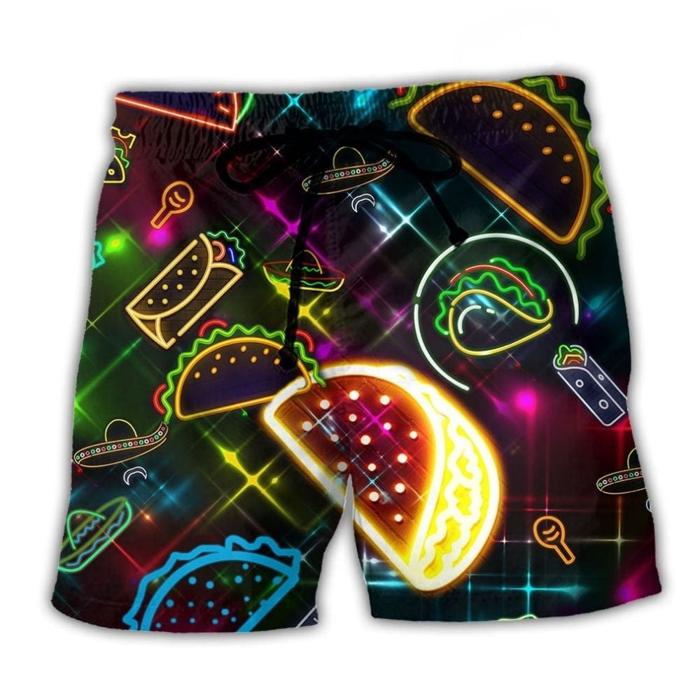 Taco Creation Beach Shorts For Tropical Holidays And Flexible Everyday Wear