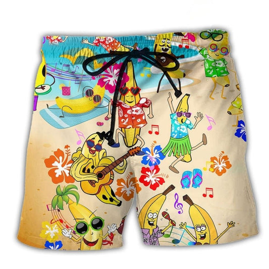Playful Banana Beach Shorts For Weekend Escapes And Lightweight Summer Style