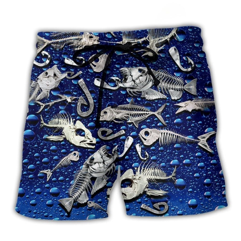 Fishing Bones Beach Shorts For Casual Day Trips And Bright Summer Outfits